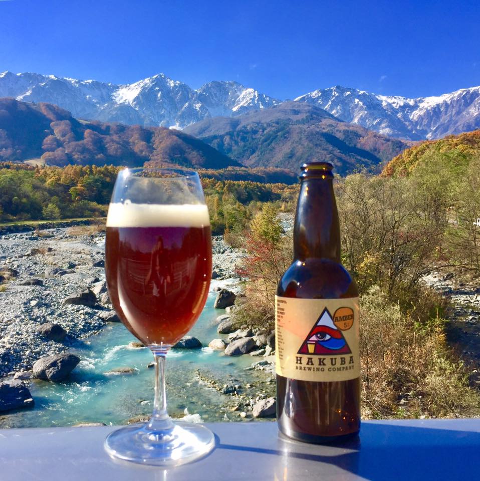 Hakuba Amber 330ml Bottle x 6