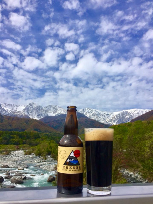 Hakuba Black 330ml Bottle x 6